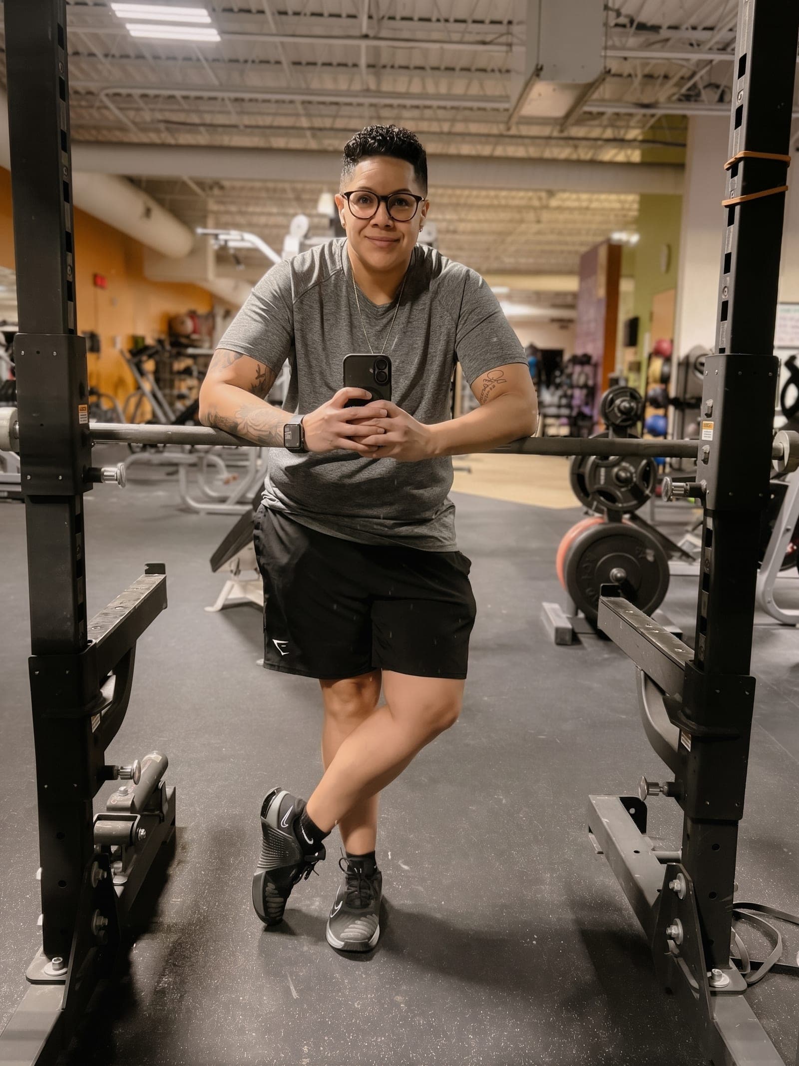 Carissa Perez in the gym