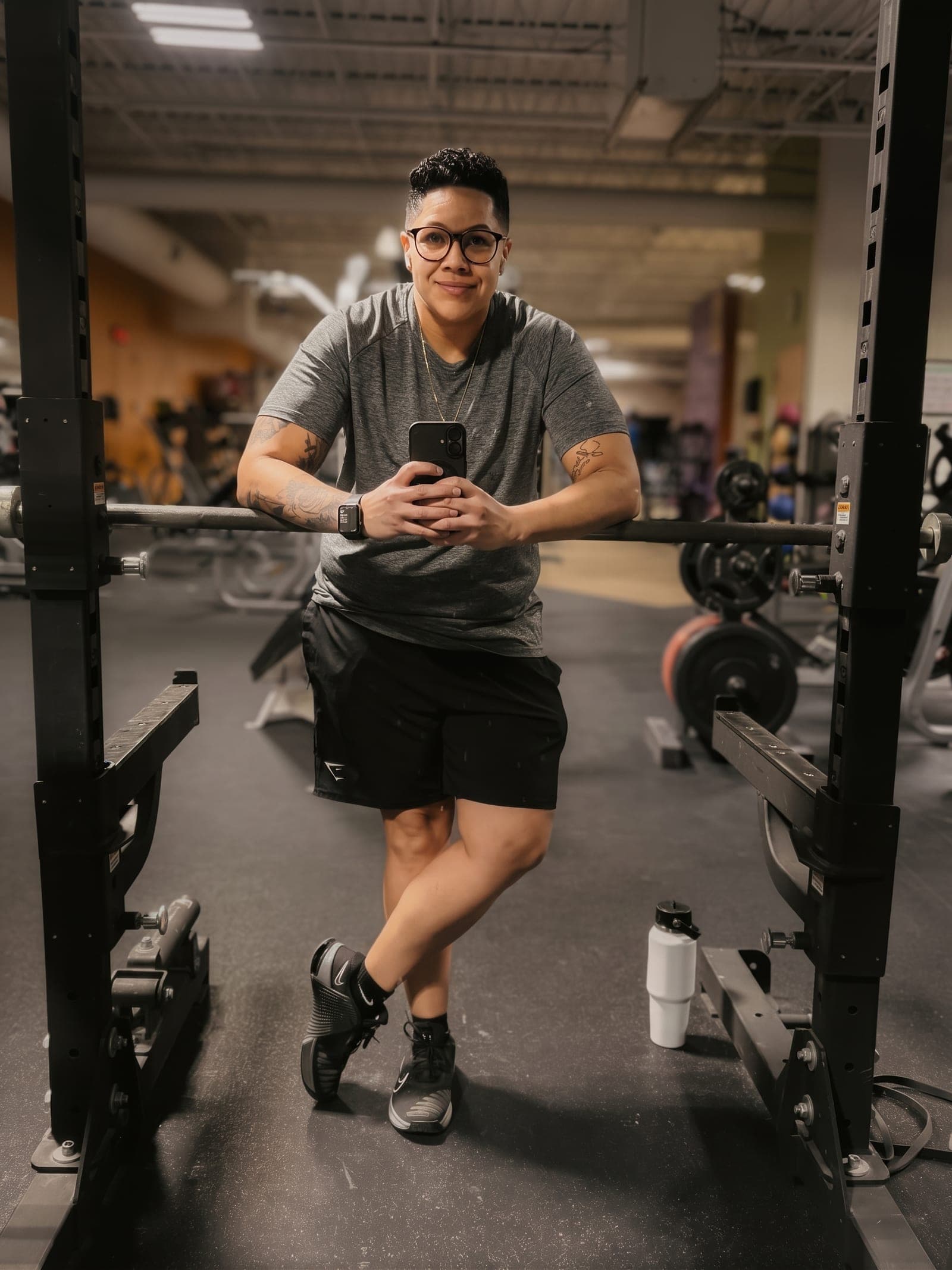 Carissa Perez in the gym